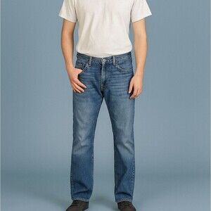 C*Five Cello Multicolor Button Fly Jeans 30x32 Mens The Original Straight Leg